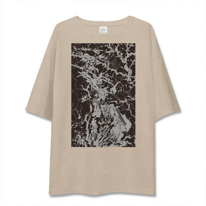 【溝辺（鹿児島県）】地図柄ビッグシルエットTシャツ