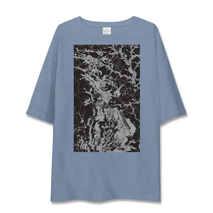 【溝辺（鹿児島県）】地図柄ビッグシルエットTシャツ