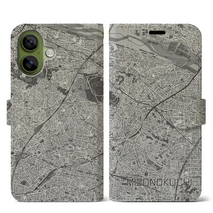 【溝の口（神奈川県）】地図柄iPhoneケース（手帳タイプ）