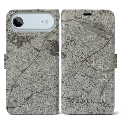 【溝の口（神奈川県）】地図柄iPhoneケース（手帳タイプ）