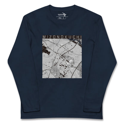 【溝の口（神奈川県）】地図柄ロングスリーブTシャツ