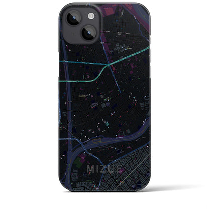 【瑞江（東京都）】地図柄iPhoneケース（バックカバータイプ）