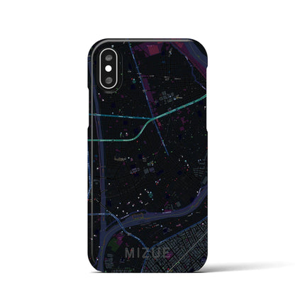 【瑞江（東京都）】地図柄iPhoneケース（バックカバータイプ）