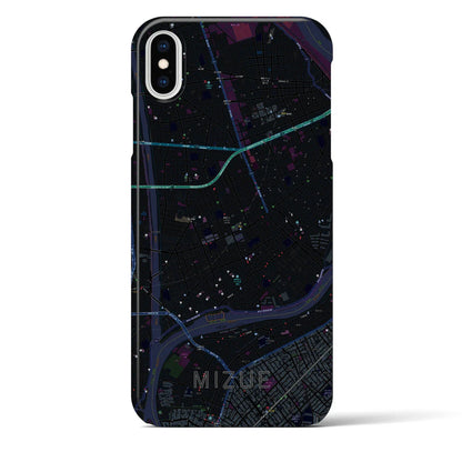 【瑞江（東京都）】地図柄iPhoneケース（バックカバータイプ）