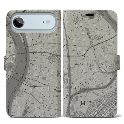 【瑞江（東京都）】地図柄iPhoneケース（手帳タイプ）