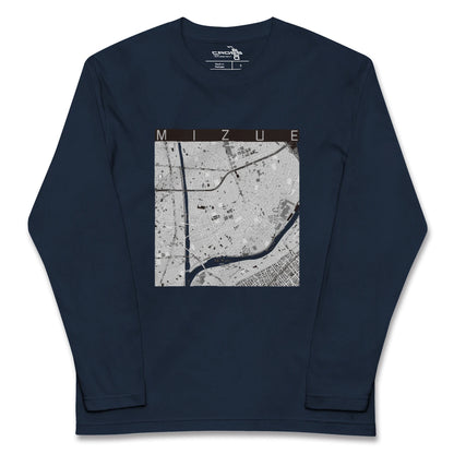 【瑞江（東京都）】地図柄ロングスリーブTシャツ