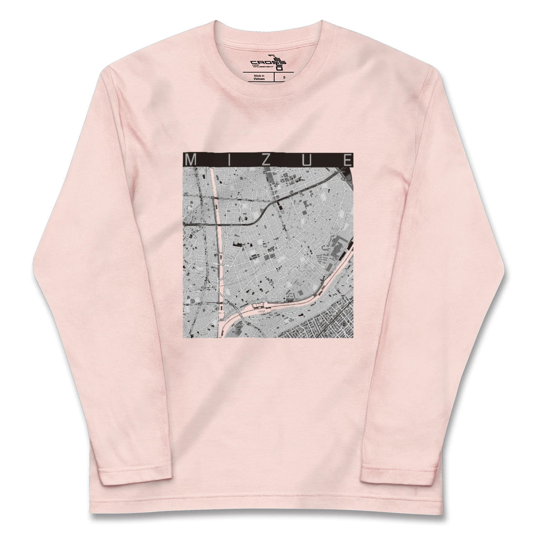 【瑞江（東京都）】地図柄ロングスリーブTシャツ