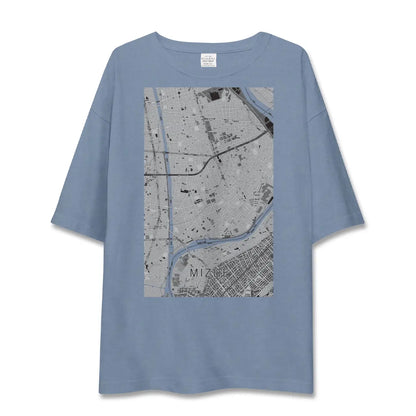 【瑞江（東京都）】地図柄ビッグシルエットTシャツ