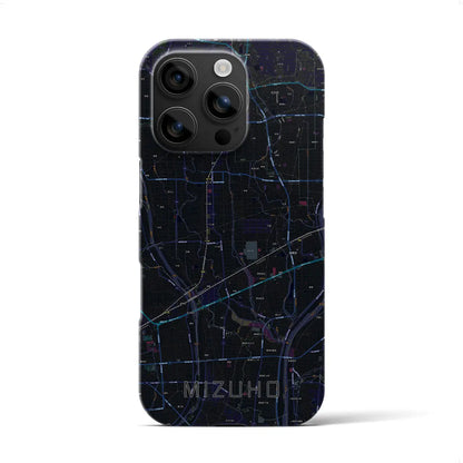 【瑞穂（岐阜県）】地図柄iPhoneケース（バックカバータイプ）