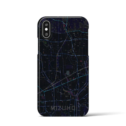 【瑞穂（岐阜県）】地図柄iPhoneケース（バックカバータイプ）