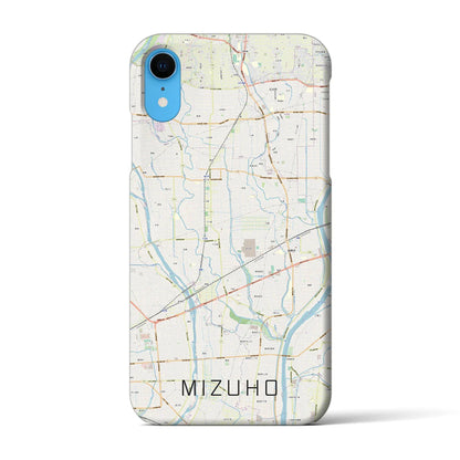 【瑞穂（岐阜県）】地図柄iPhoneケース（バックカバータイプ）