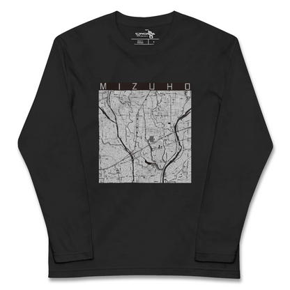 【瑞穂（岐阜県）】地図柄ロングスリーブTシャツ