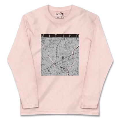 【瑞穂（岐阜県）】地図柄ロングスリーブTシャツ