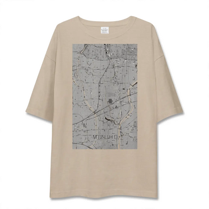 【瑞穂（岐阜県）】地図柄ビッグシルエットTシャツ