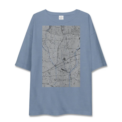 【瑞穂（岐阜県）】地図柄ビッグシルエットTシャツ