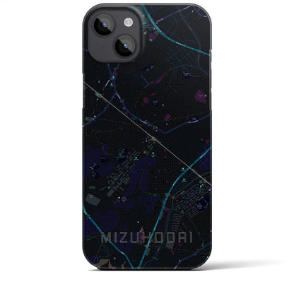 【みずほ台（埼玉県）】地図柄iPhoneケース（バックカバータイプ）