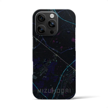 【みずほ台（埼玉県）】地図柄iPhoneケース（バックカバータイプ）