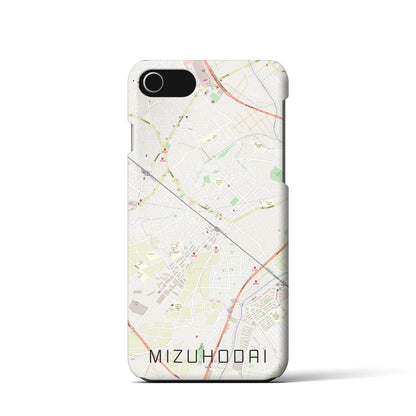 【みずほ台（埼玉県）】地図柄iPhoneケース（バックカバータイプ）