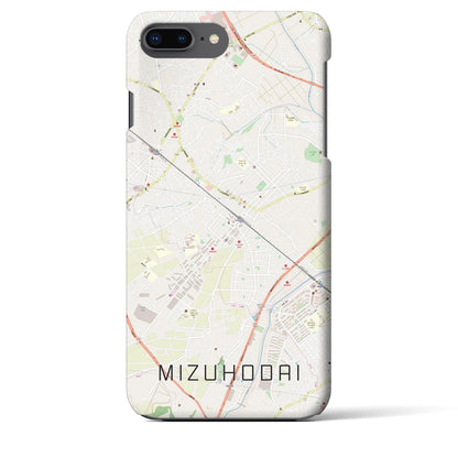 【みずほ台（埼玉県）】地図柄iPhoneケース（バックカバータイプ）