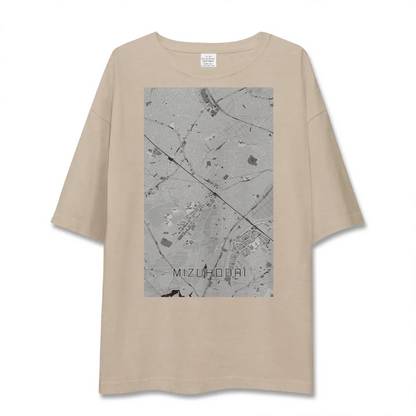 【みずほ台（埼玉県）】地図柄ビッグシルエットTシャツ