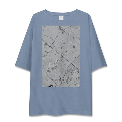 【みずほ台（埼玉県）】地図柄ビッグシルエットTシャツ