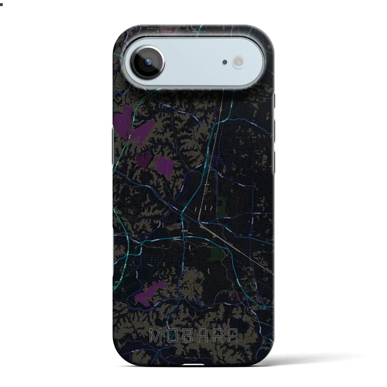 【茂原（千葉県）】地図柄iPhoneケース（バックカバータイプ）