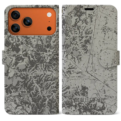 【茂原（千葉県）】地図柄iPhoneケース（手帳タイプ）