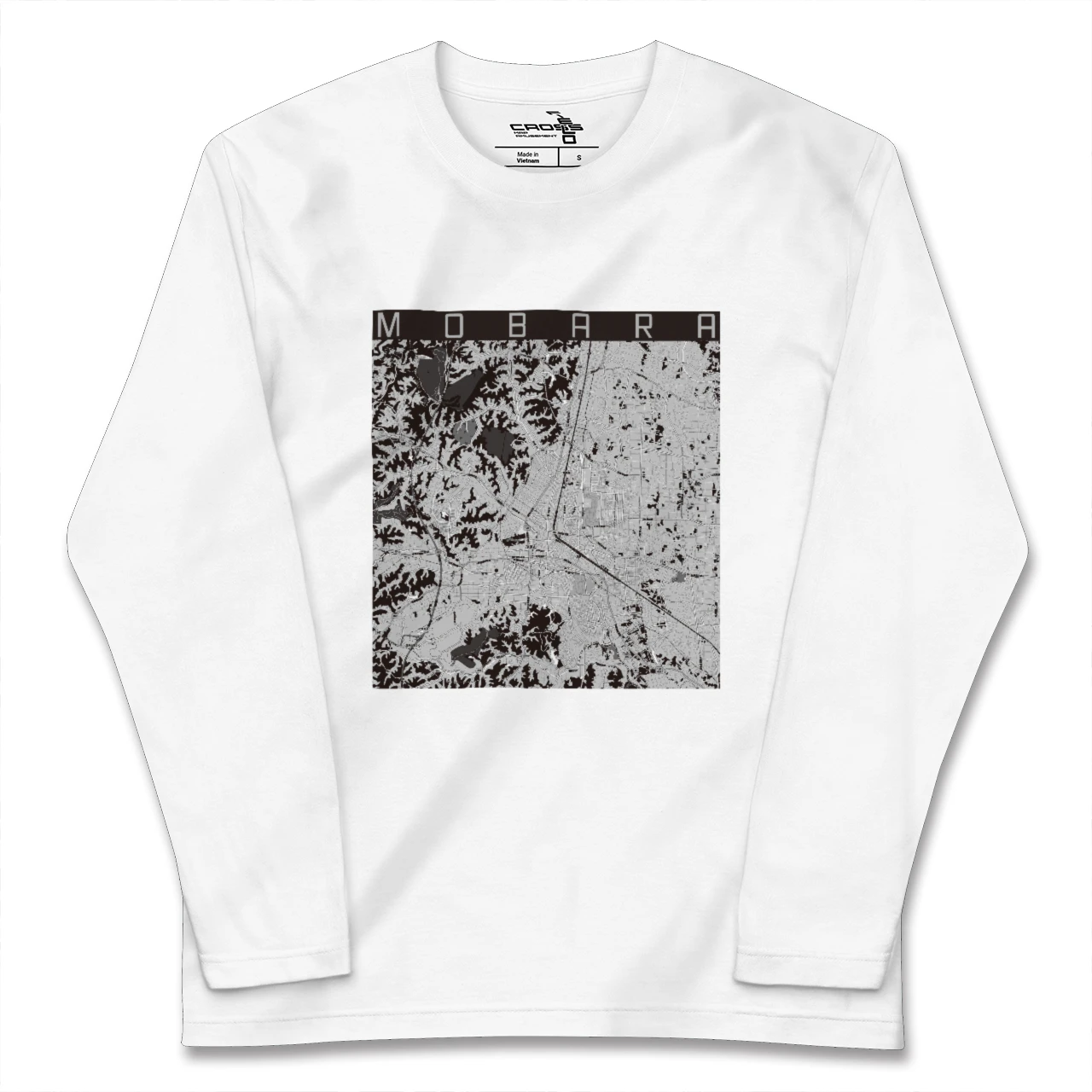 【茂原（千葉県）】地図柄ロングスリーブTシャツ