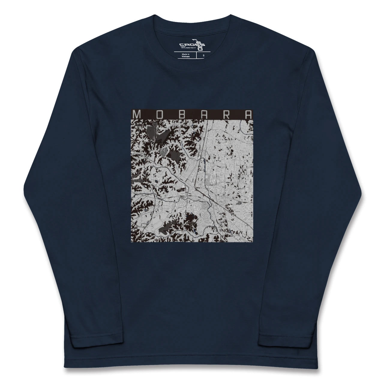 【茂原（千葉県）】地図柄ロングスリーブTシャツ