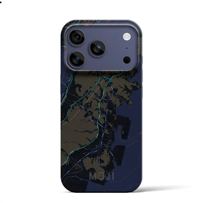 【門司（福岡県）】地図柄iPhoneケース（バックカバータイプ）