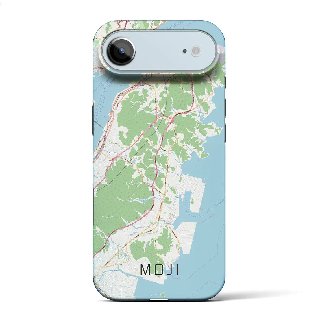 【門司(福岡県)】地図柄iPhoneケース(バックカバータイプ)ナチュラル・iPhone 17 Pro Max 用