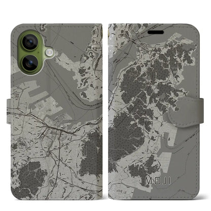 【門司（福岡県）】地図柄iPhoneケース（手帳タイプ）