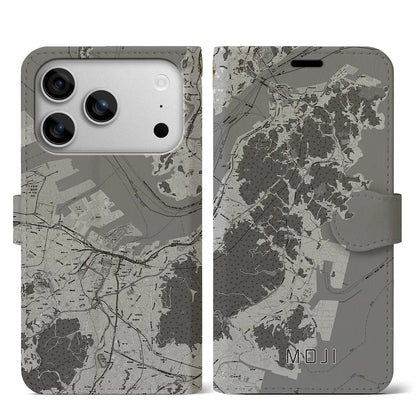 【門司（福岡県）】地図柄iPhoneケース（手帳タイプ）