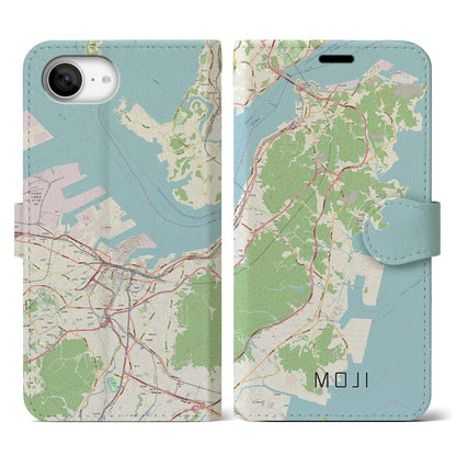 【門司（福岡県）】地図柄iPhoneケース（手帳タイプ）