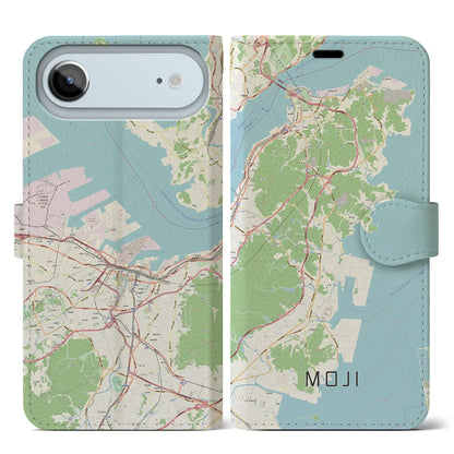 【門司（福岡県）】地図柄iPhoneケース（手帳タイプ）