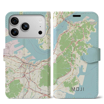 【門司（福岡県）】地図柄iPhoneケース（手帳タイプ）