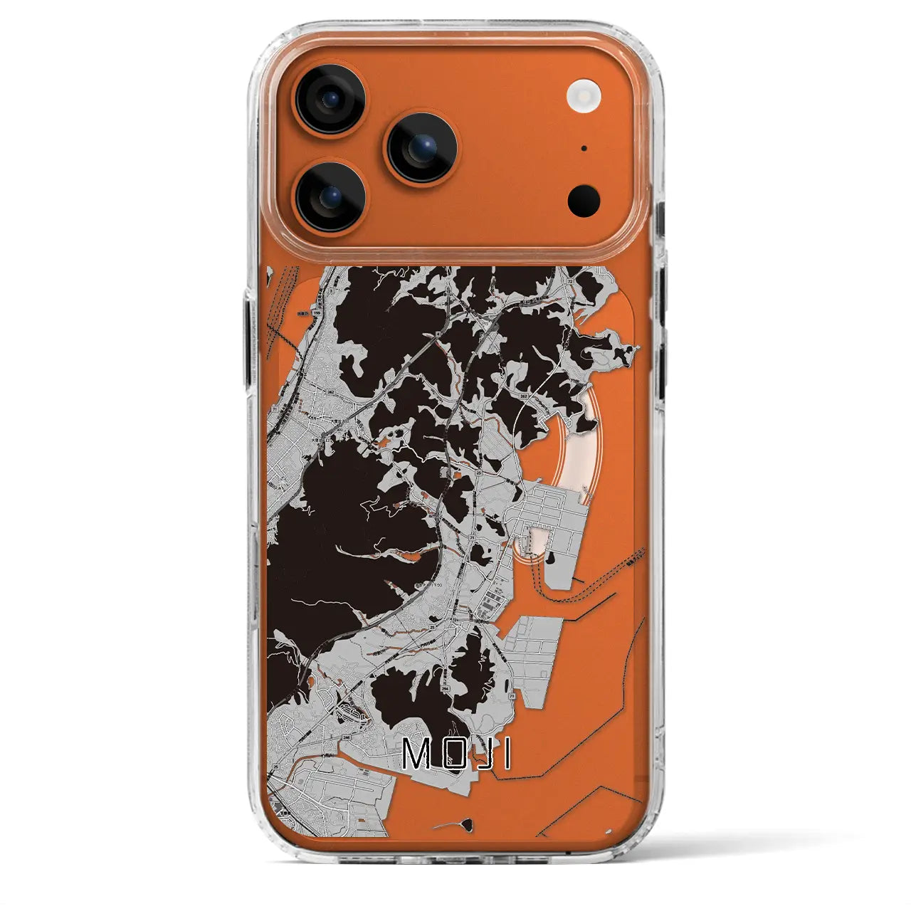 【門司（福岡県）】地図柄iPhoneケース（MagSafeタイプ）