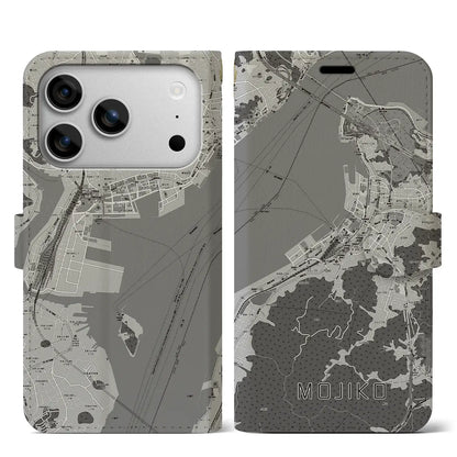 【門司港（福岡県）】地図柄iPhoneケース（手帳タイプ）