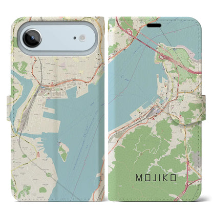 【門司港（福岡県）】地図柄iPhoneケース（手帳タイプ）