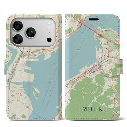 【門司港（福岡県）】地図柄iPhoneケース（手帳タイプ）