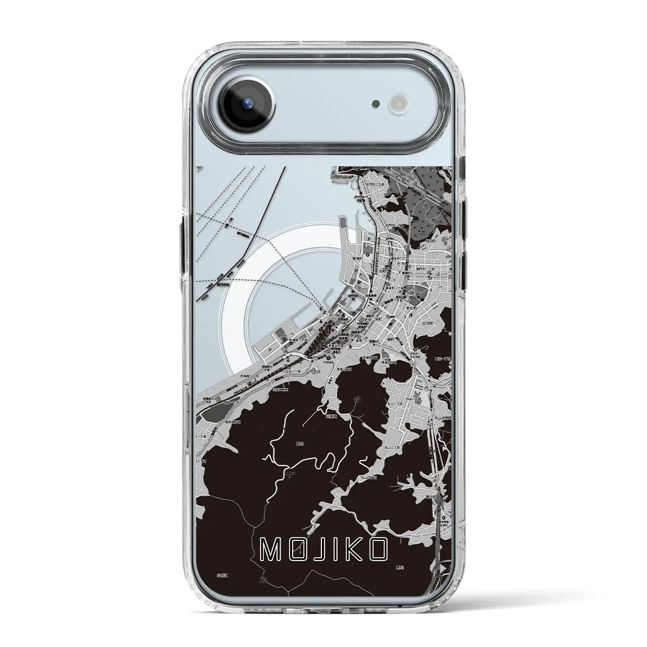 【門司港（福岡県）】地図柄iPhoneケース（MagSafeタイプ）