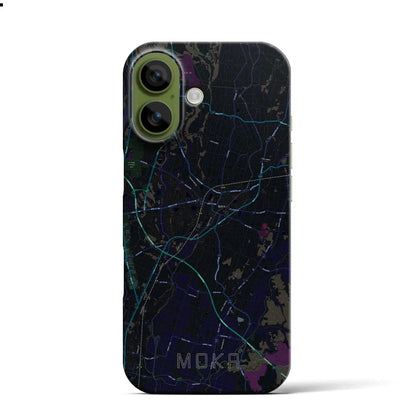 【真岡（栃木県）】地図柄iPhoneケース（バックカバータイプ）