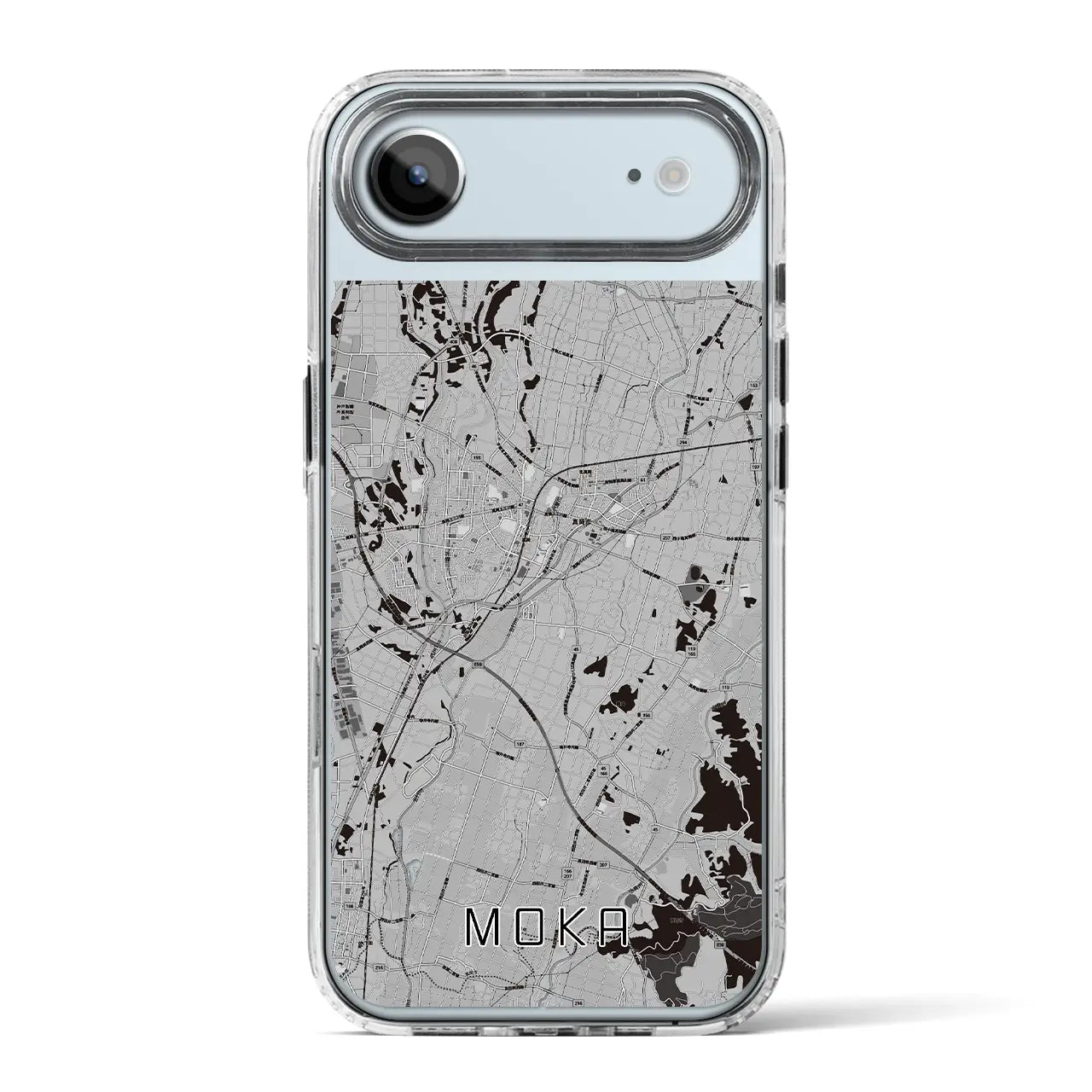 【真岡（栃木県）】地図柄iPhoneケース（MagSafeタイプ）