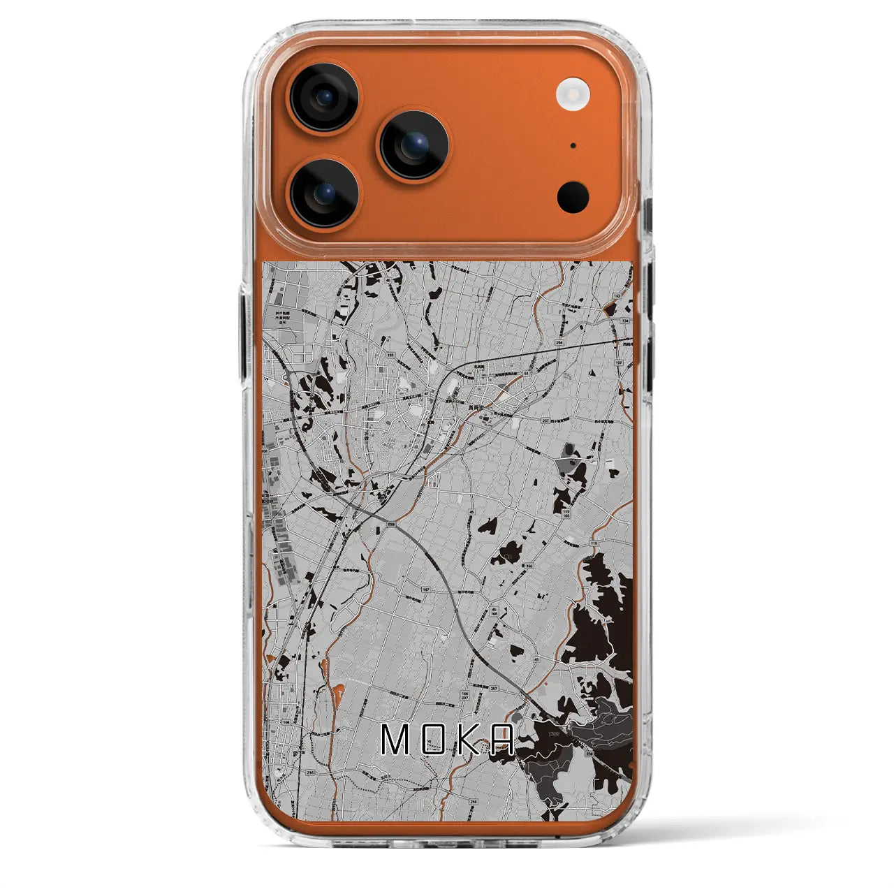 【真岡（栃木県）】地図柄iPhoneケース（MagSafeタイプ）