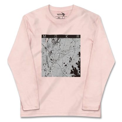 【真岡（栃木県）】地図柄ロングスリーブTシャツ