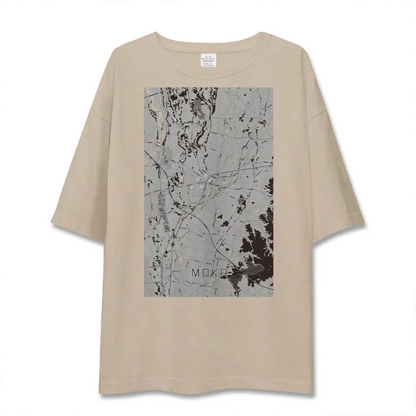 【真岡（栃木県）】地図柄ビッグシルエットTシャツ
