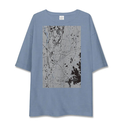 【真岡（栃木県）】地図柄ビッグシルエットTシャツ