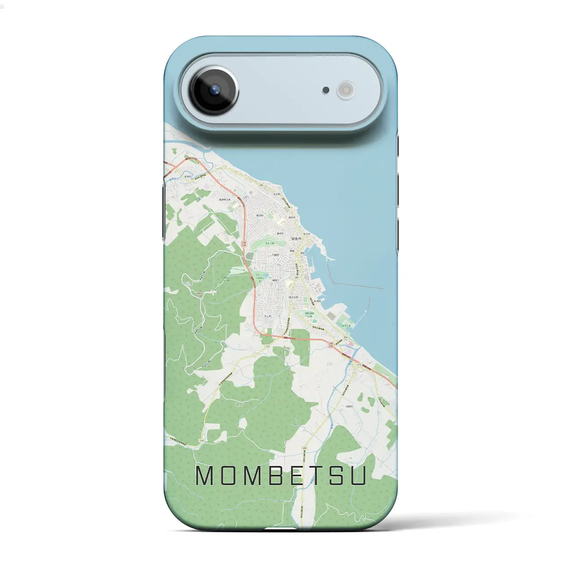 【紋別(北海道)】地図柄iPhoneケース(バックカバータイプ)ナチュラル・iPhone 17 Pro Max 用