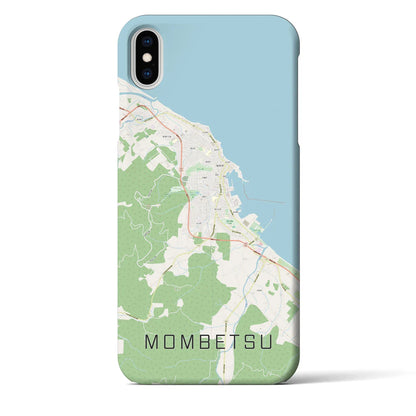 【紋別（北海道）】地図柄iPhoneケース（バックカバータイプ）