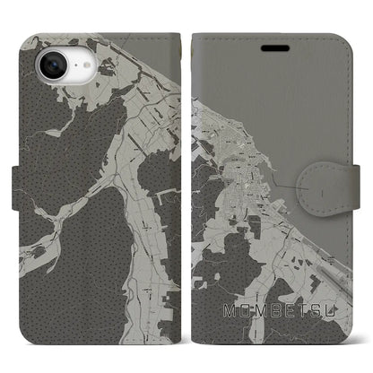 【紋別（北海道）】地図柄iPhoneケース（手帳タイプ）